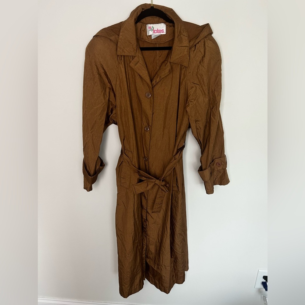 Vintage TOTES brand Trench Coat